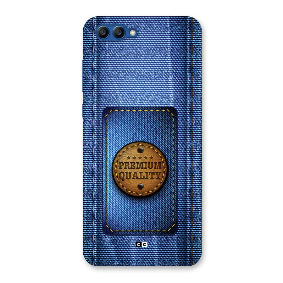Premium Quality Denim Back Case for Honor View 10
