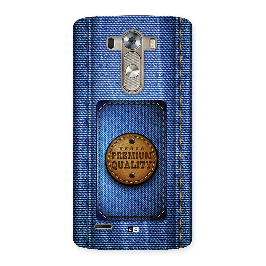Premium Quality Denim Back Case for LG G3