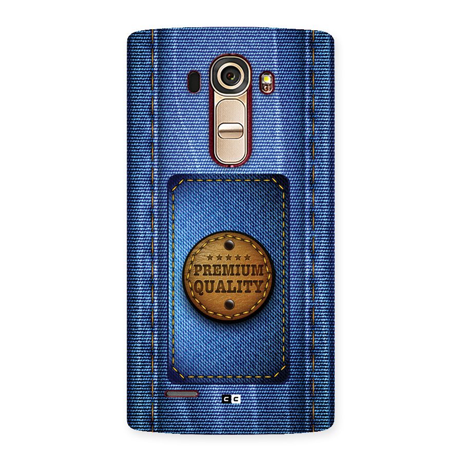 Premium Quality Denim Back Case for LG G4