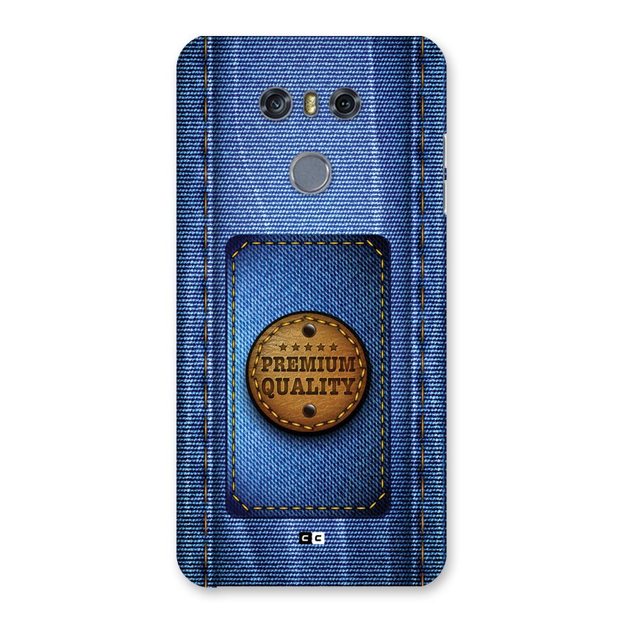 Premium Quality Denim Back Case for LG G6