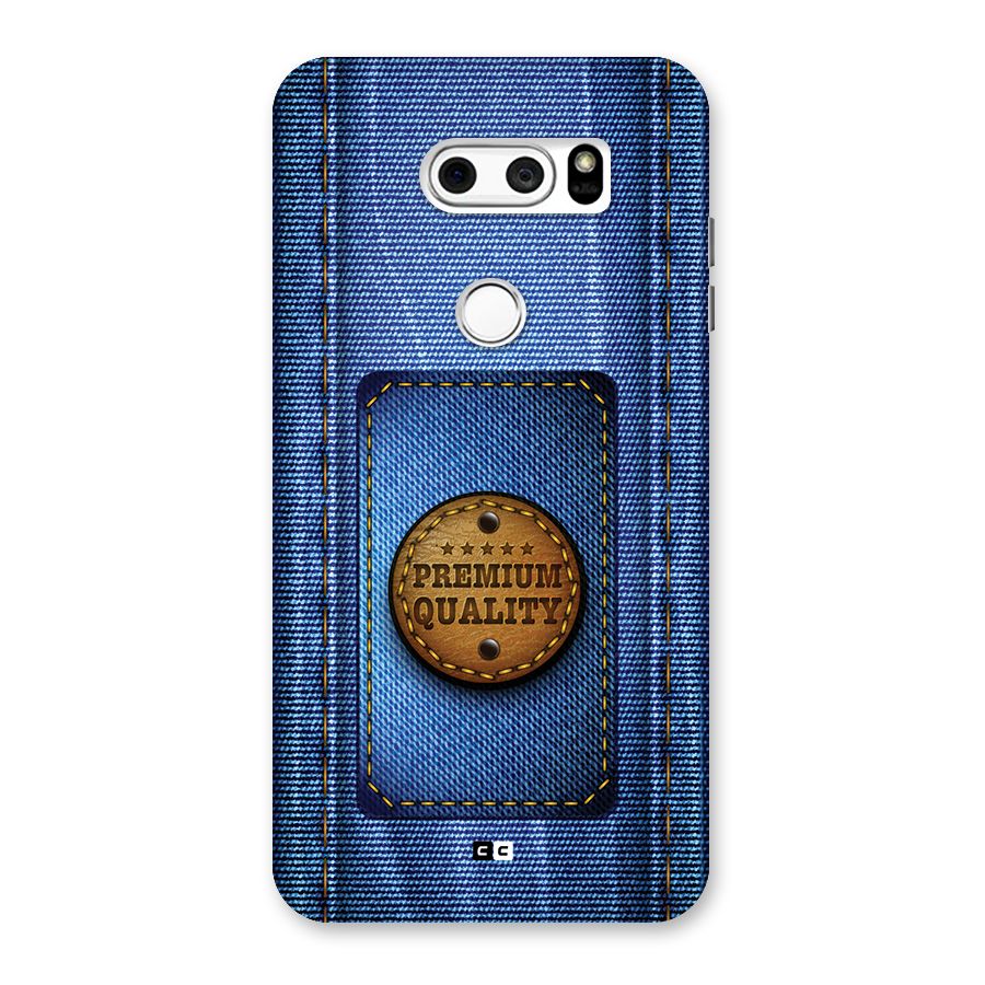Premium Quality Denim Back Case for LG V30
