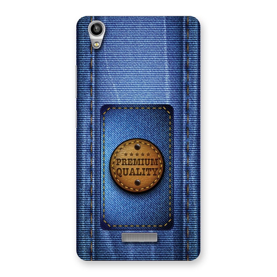 Premium Quality Denim Back Case for Lava Pixel V1