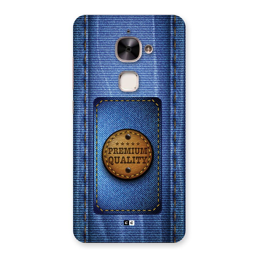 Premium Quality Denim Back Case for Le 2