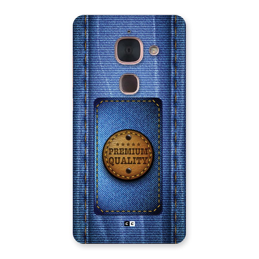 Premium Quality Denim Back Case for Le Max 2
