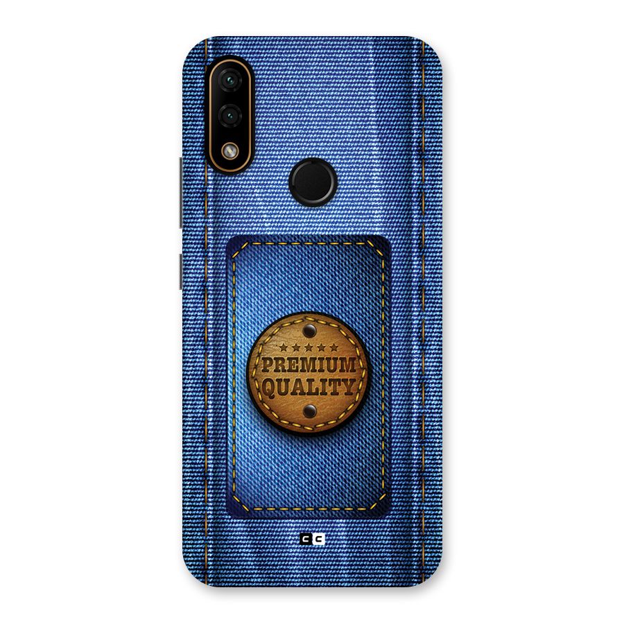 Premium Quality Denim Back Case for Lenovo A6 Note