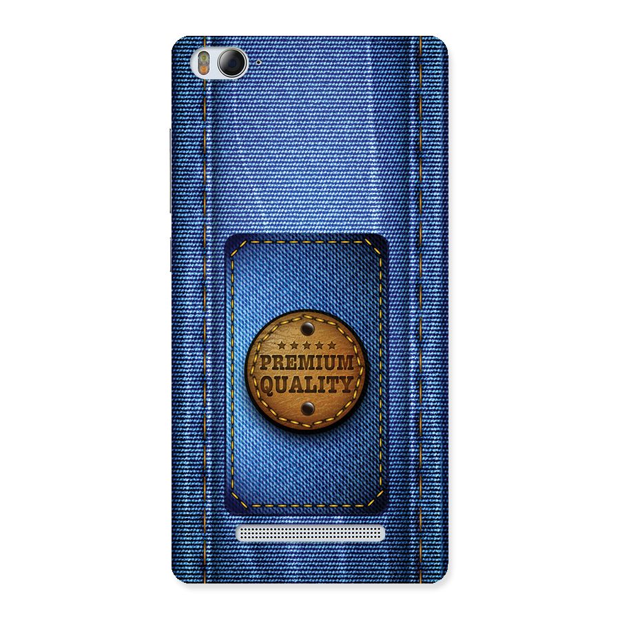 Premium Quality Denim Back Case for Mi4i