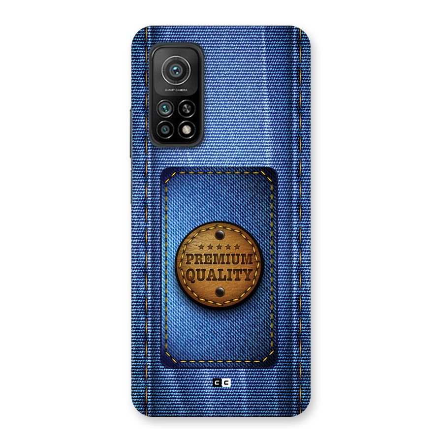 Premium Quality Denim Back Case for Mi 10T Pro 5G