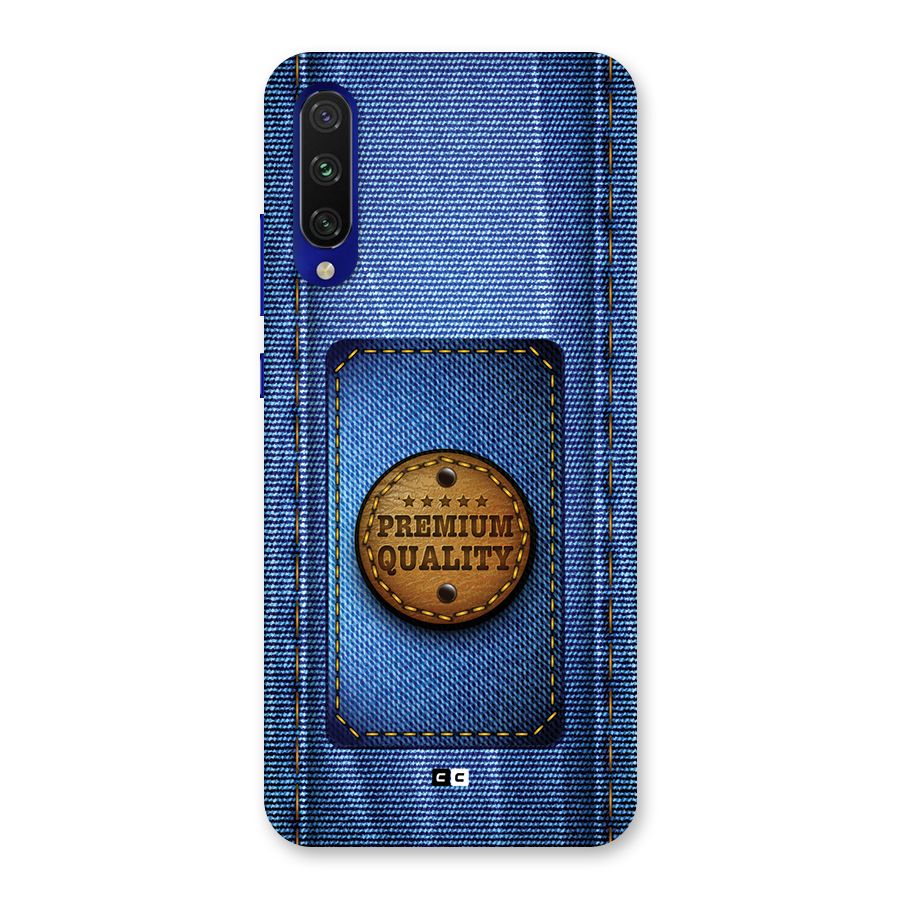 Premium Quality Denim Back Case for Mi A3