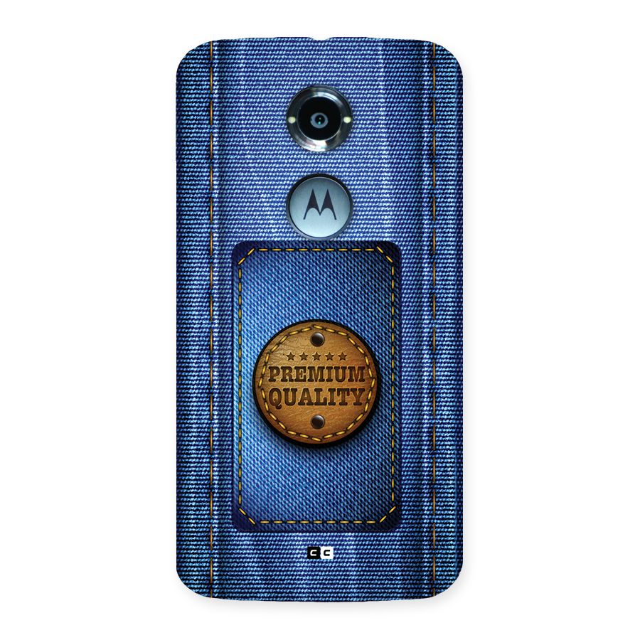 Premium Quality Denim Back Case for Moto X2