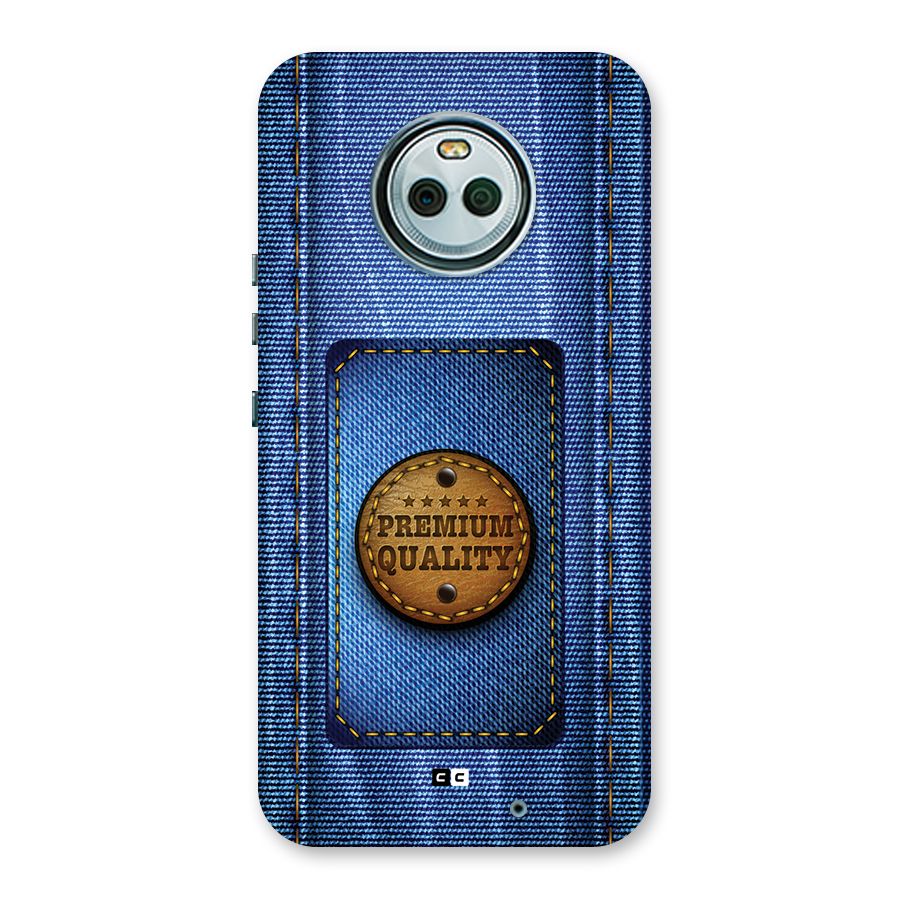 Premium Quality Denim Back Case for Moto X4