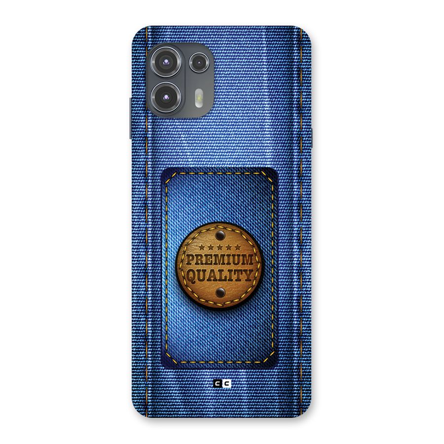 Premium Quality Denim Back Case for Motorola Edge 20 Fusion