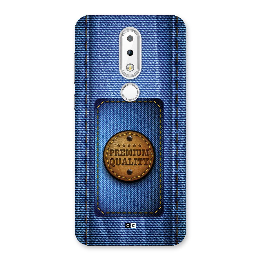 Premium Quality Denim Back Case for Nokia 6.1 Plus