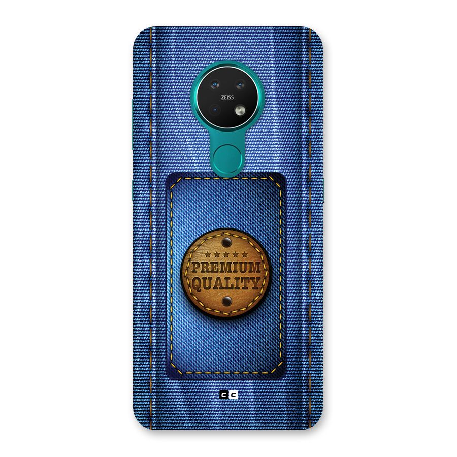 Premium Quality Denim Back Case for Nokia 7.2
