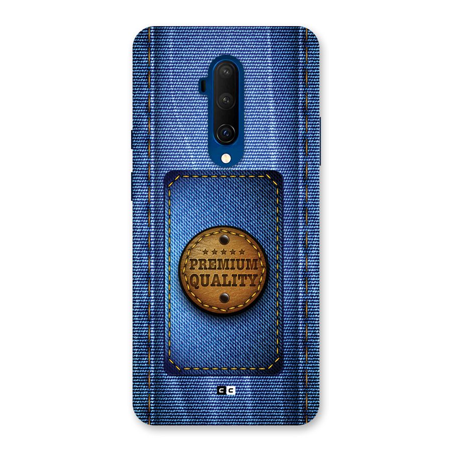 Premium Quality Denim Back Case for OnePlus 7T Pro
