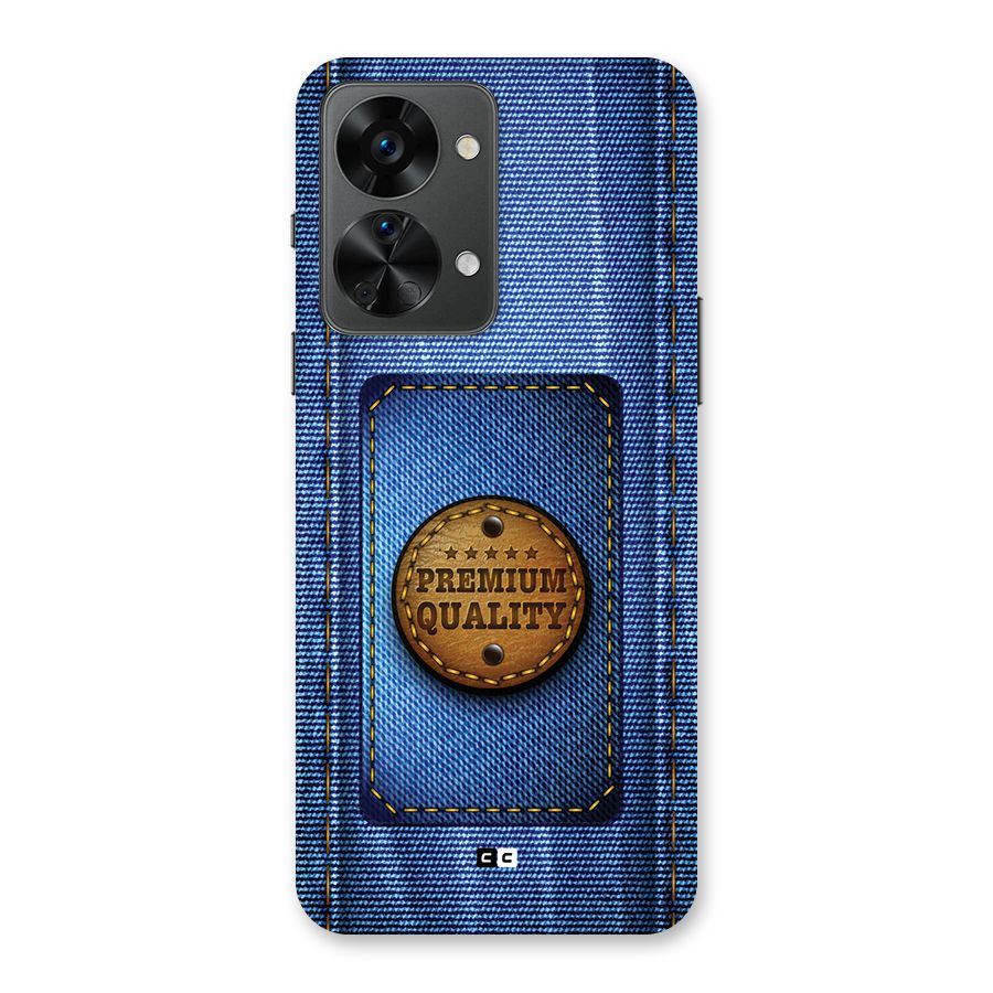 Premium Quality Denim Back Case for OnePlus Nord 2T