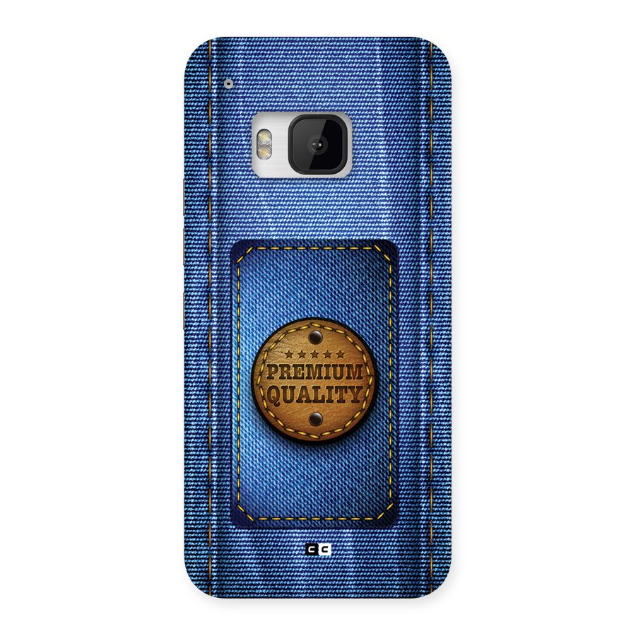 Premium Quality Denim Back Case for One M9