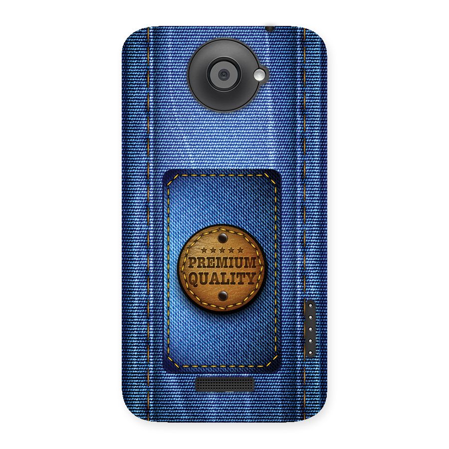 Premium Quality Denim Back Case for One X