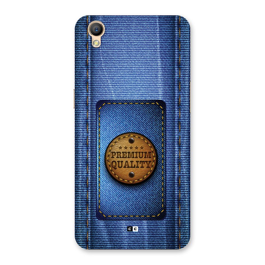 Premium Quality Denim Back Case for Oppo A37