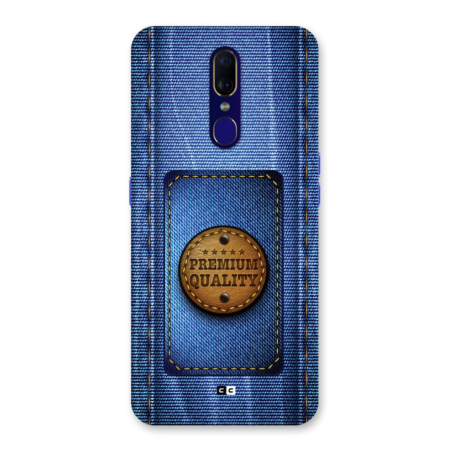 Premium Quality Denim Back Case for Oppo A9