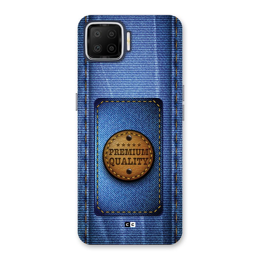 Premium Quality Denim Back Case for Oppo F17