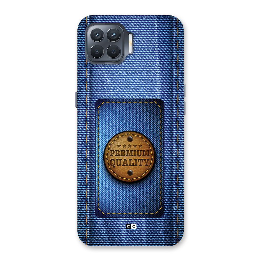 Premium Quality Denim Back Case for Oppo F17 Pro