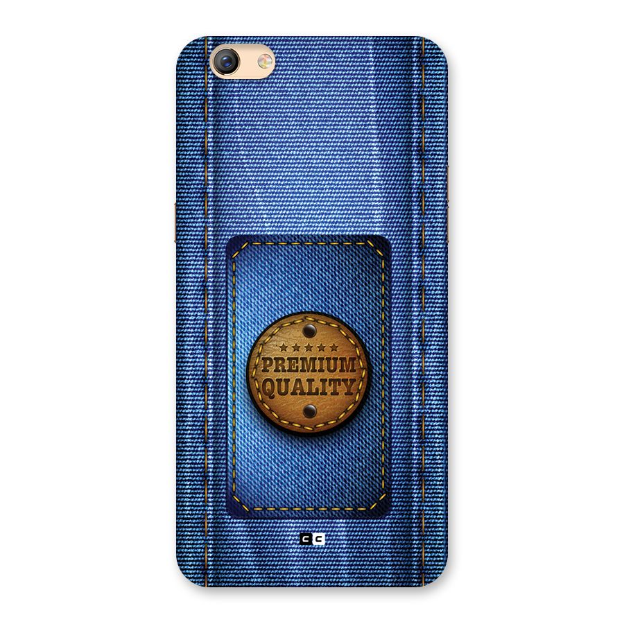 Premium Quality Denim Back Case for Oppo F3 Plus