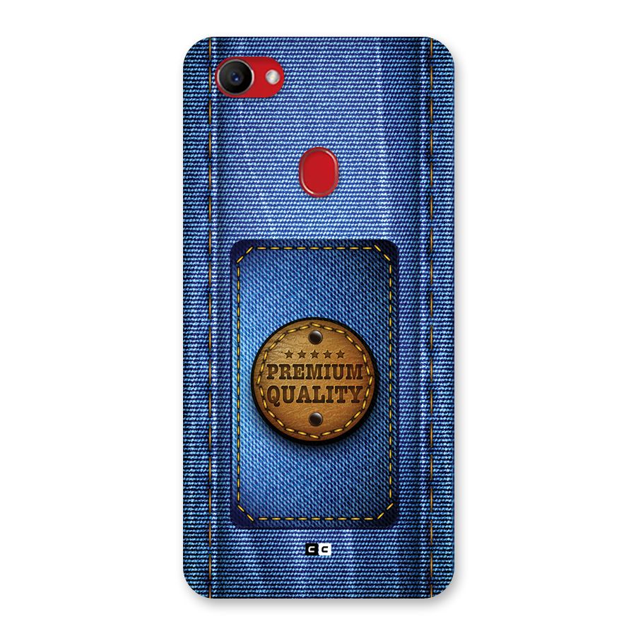 Premium Quality Denim Back Case for Oppo F7
