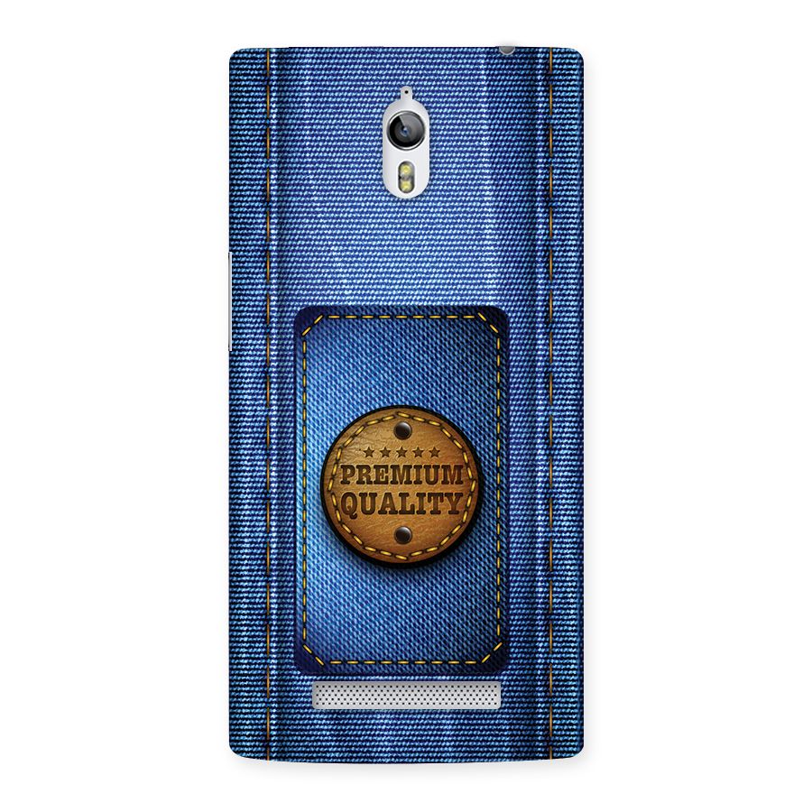 Premium Quality Denim Back Case for Oppo Find 7
