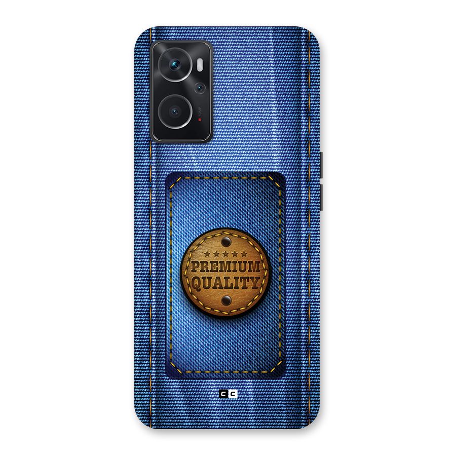 Premium Quality Denim Back Case for Oppo K10 4G