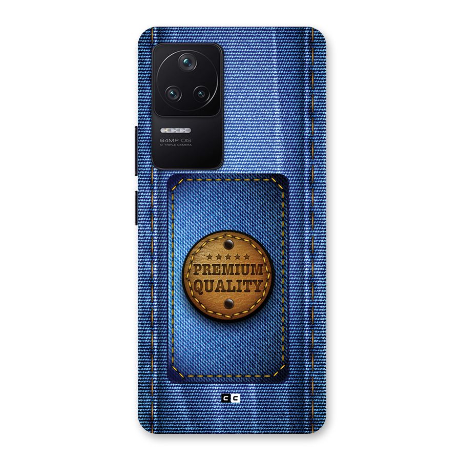Premium Quality Denim Back Case for Poco F4 5G