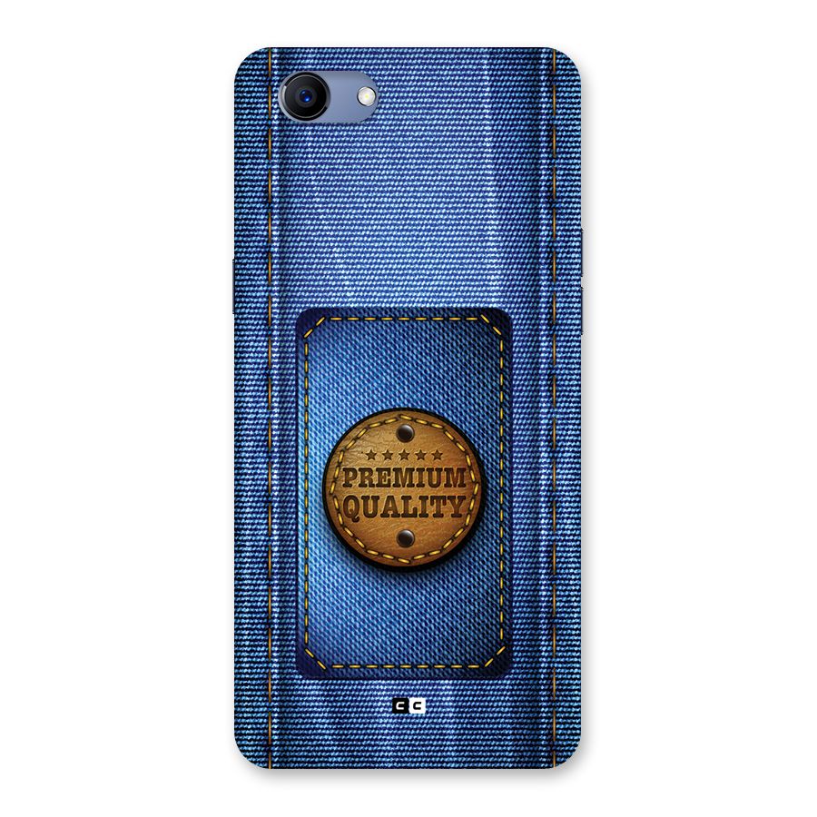 Premium Quality Denim Back Case for Realme 1