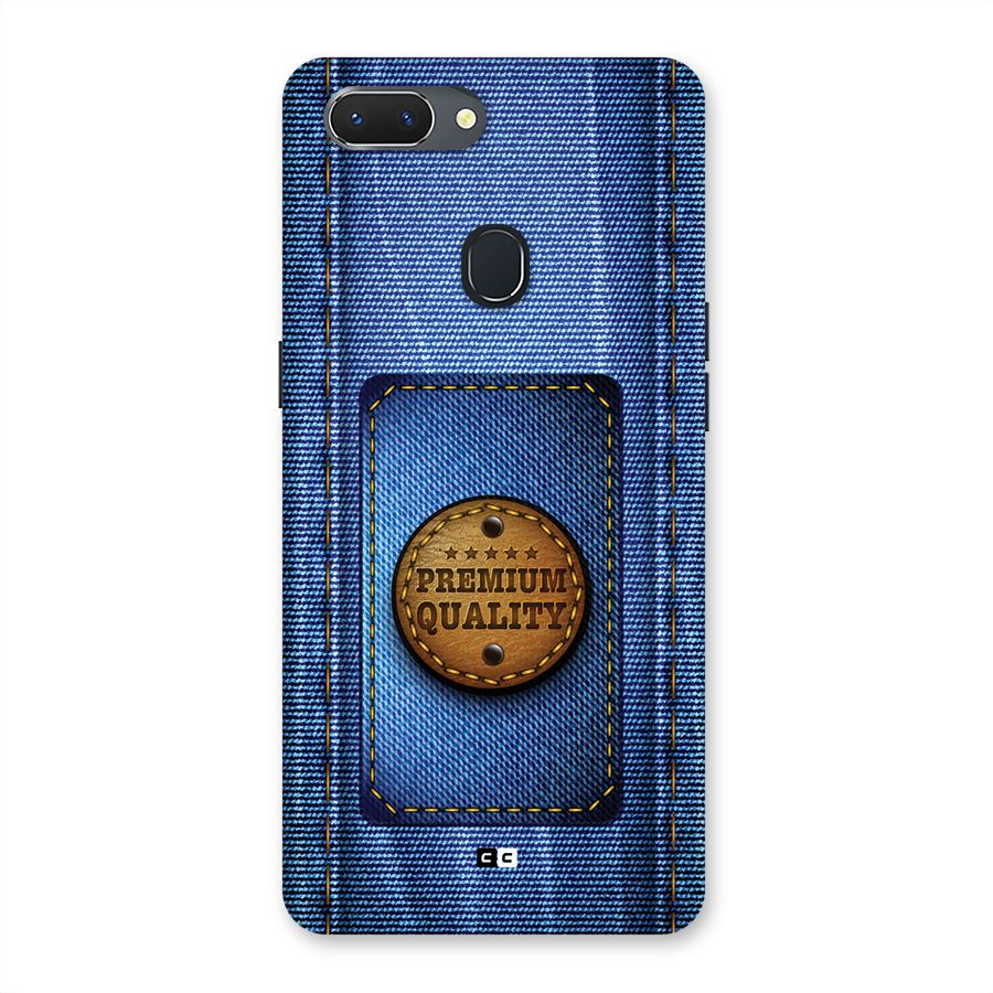 Premium Quality Denim Back Case for Realme 2