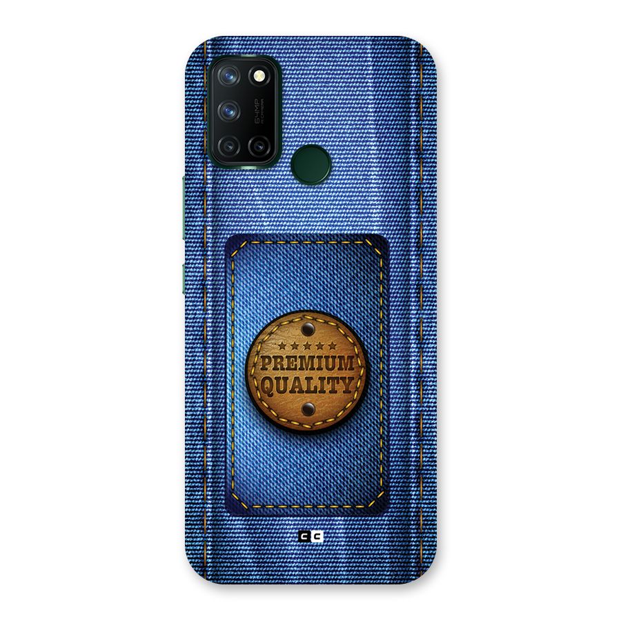 Premium Quality Denim Back Case for Realme 7i
