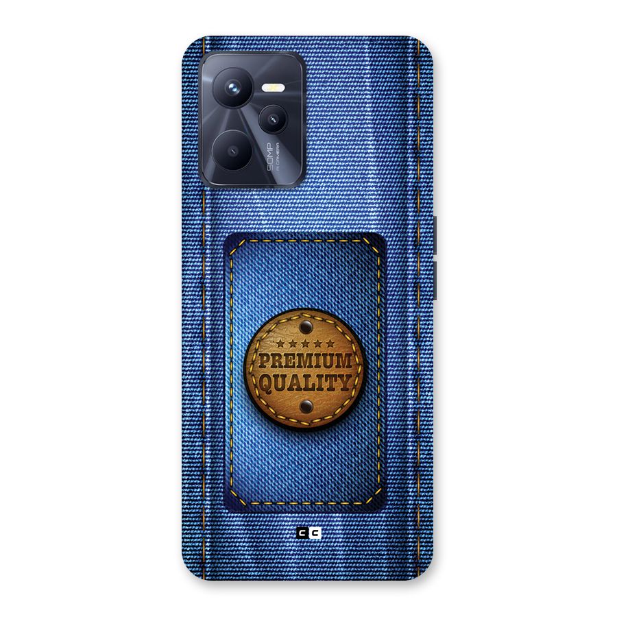 Premium Quality Denim Back Case for Realme C35
