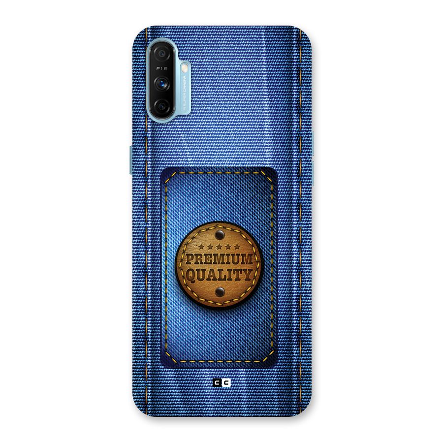 Premium Quality Denim Back Case for Realme Narzo 20A