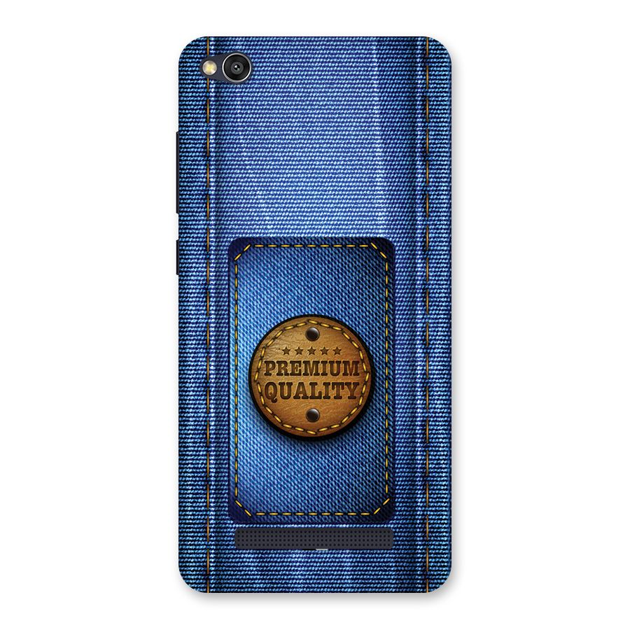 Premium Quality Denim Back Case for Redmi 4A