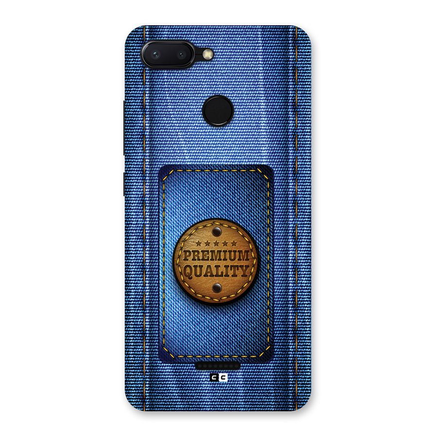 Premium Quality Denim Back Case for Redmi 6