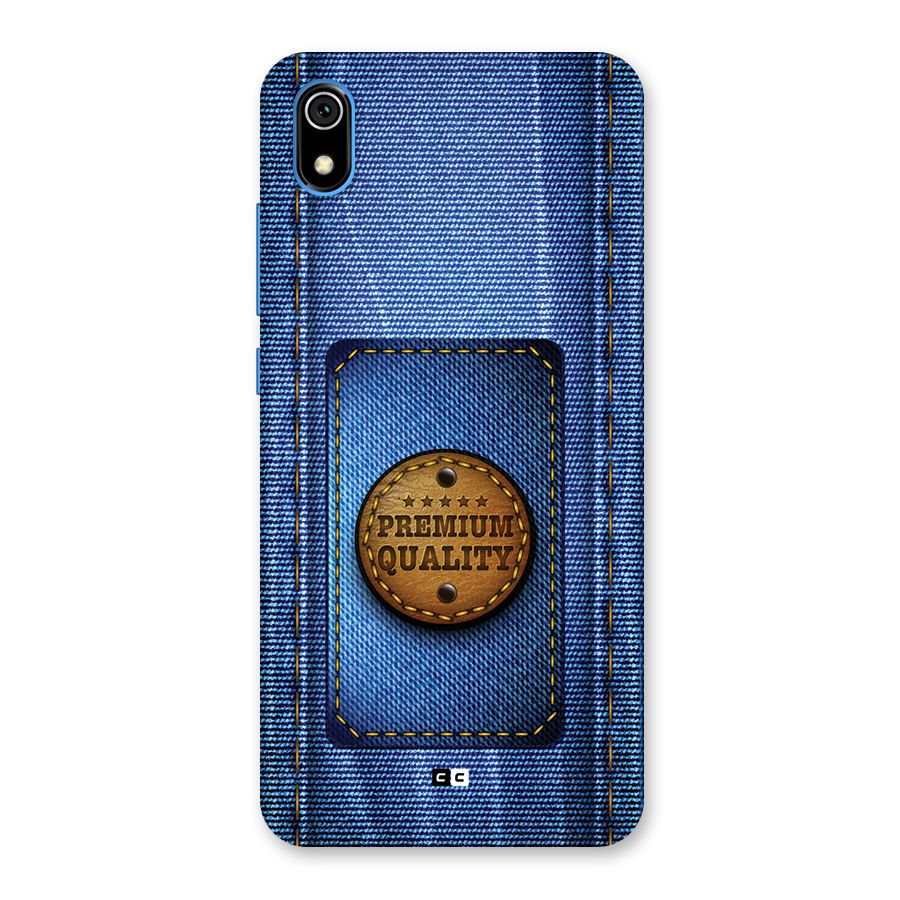 Premium Quality Denim Back Case for Redmi 7A