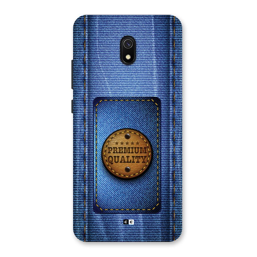 Premium Quality Denim Back Case for Redmi 8A