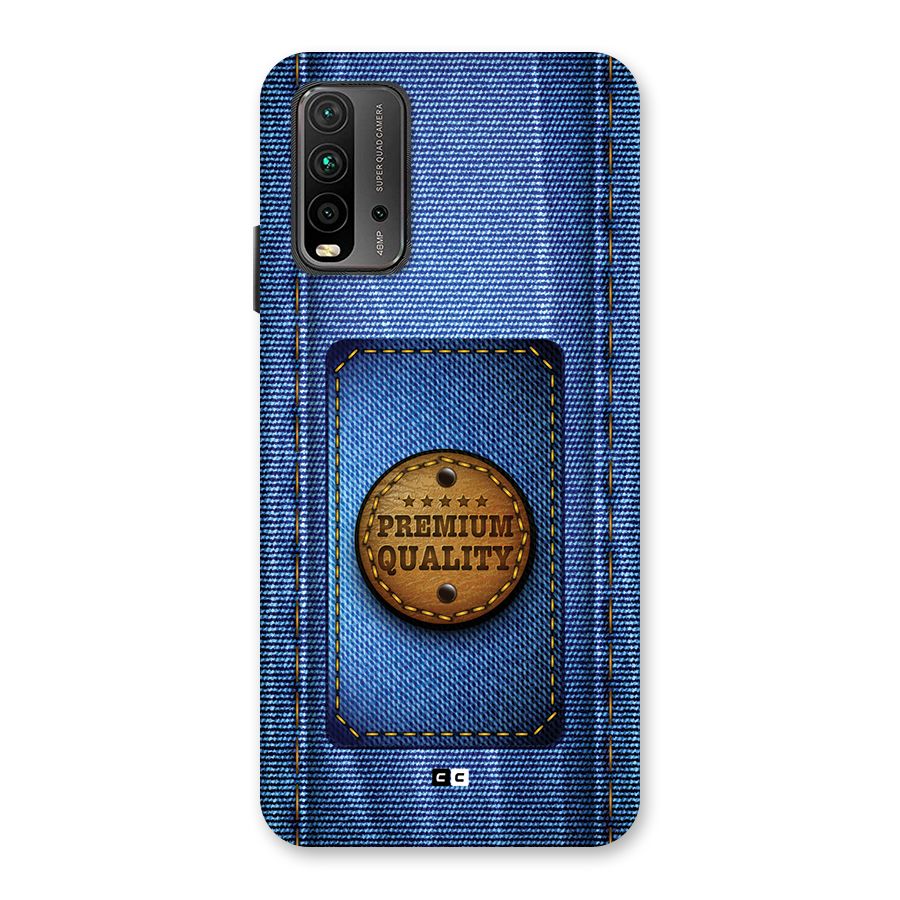 Premium Quality Denim Back Case for Redmi 9 Power