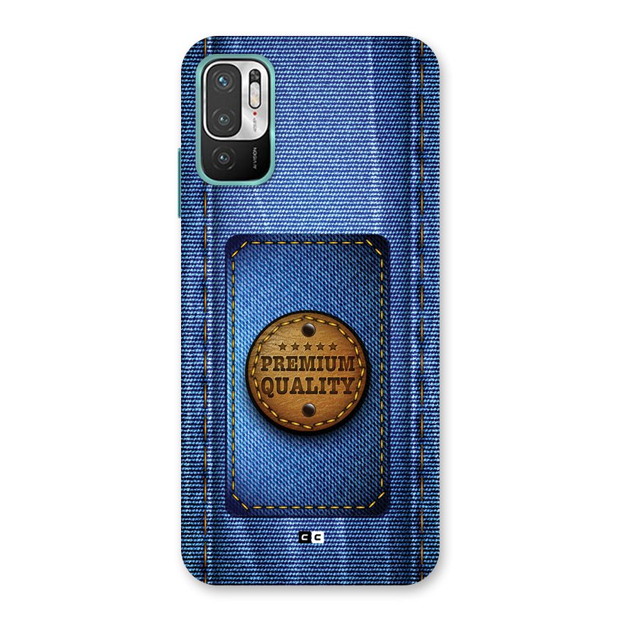 Premium Quality Denim Back Case for Redmi Note 10T 5G