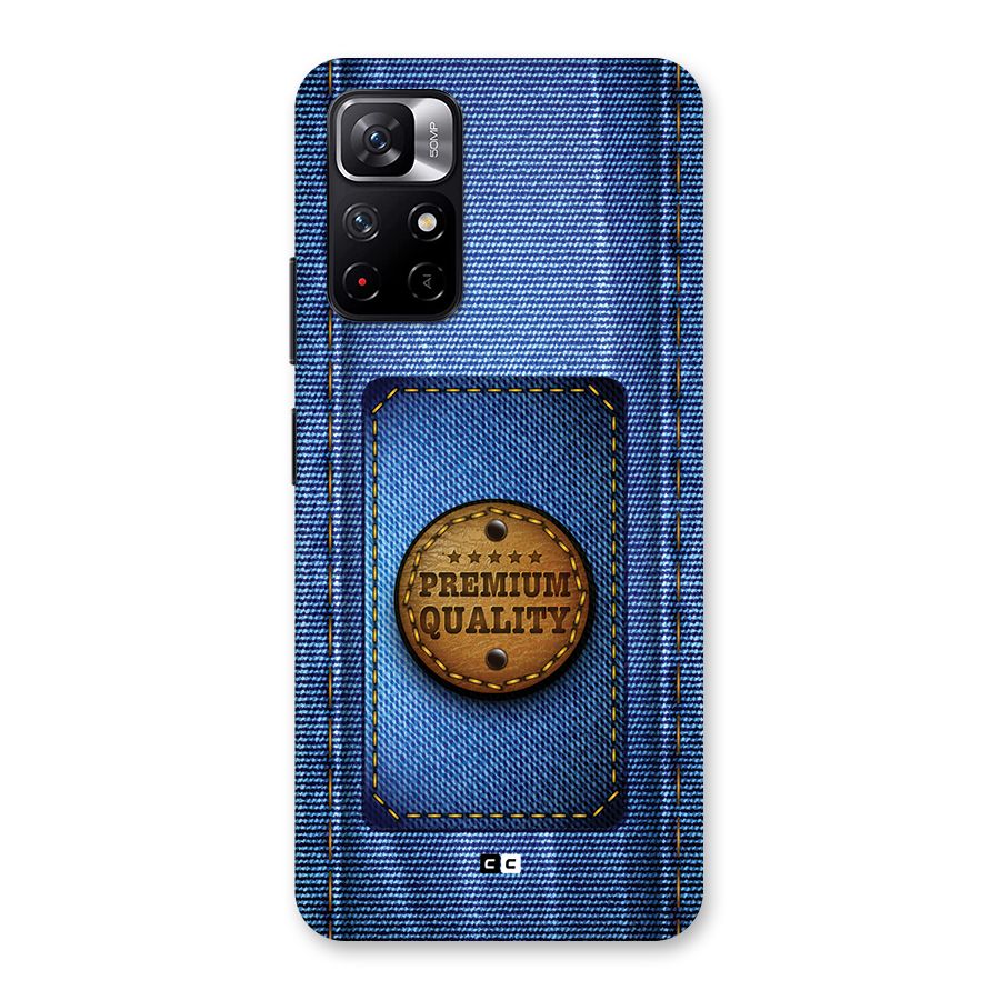 Premium Quality Denim Back Case for Redmi Note 11T 5G