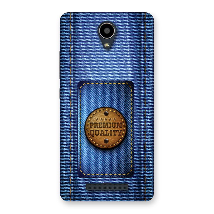 Premium Quality Denim Back Case for Redmi Note 2
