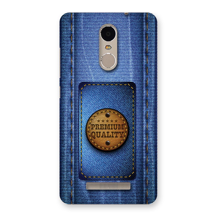 Premium Quality Denim Back Case for Redmi Note 3
