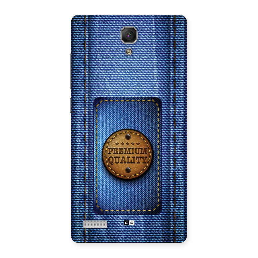 Premium Quality Denim Back Case for Redmi Note Prime