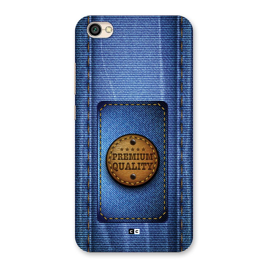 Premium Quality Denim Back Case for Redmi Y1 Lite