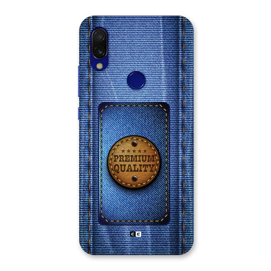 Premium Quality Denim Back Case for Redmi Y3