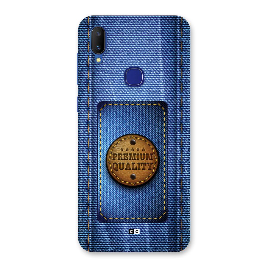 Premium Quality Denim Back Case for Vivo V11