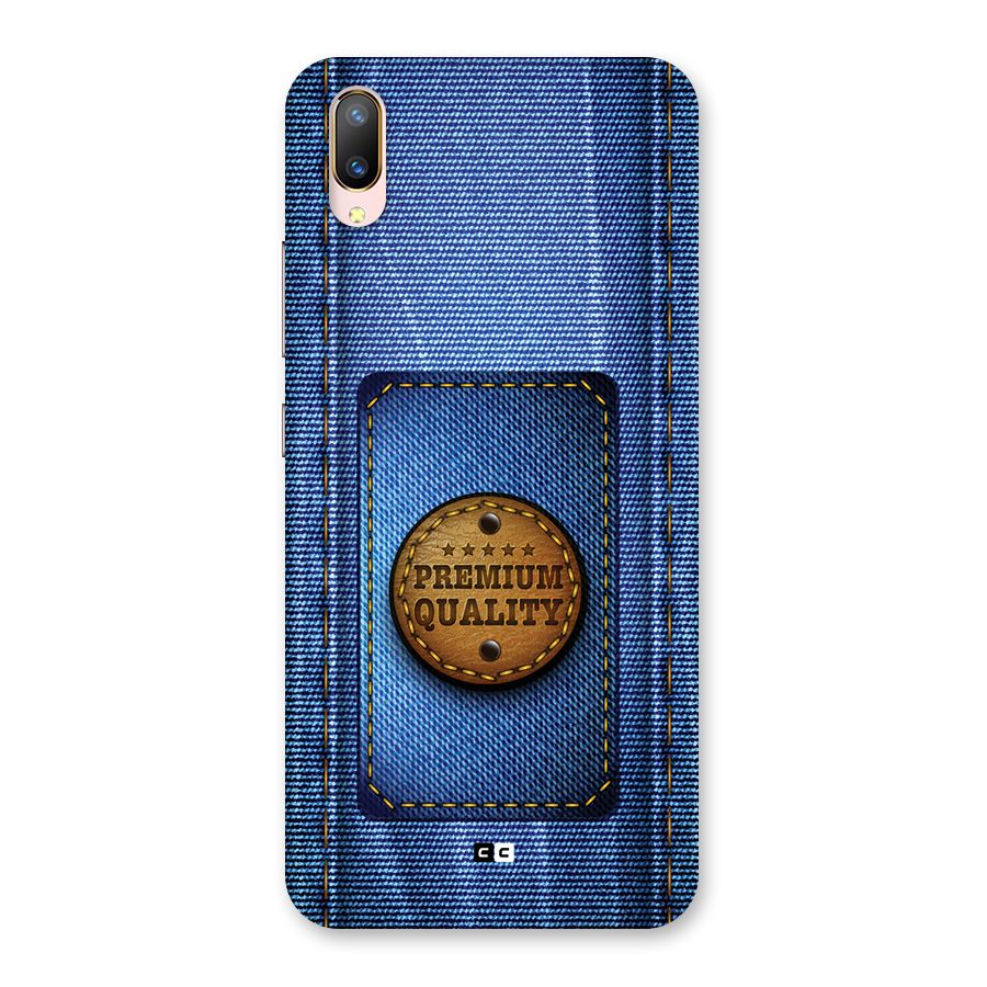 Premium Quality Denim Back Case for Vivo V11 Pro