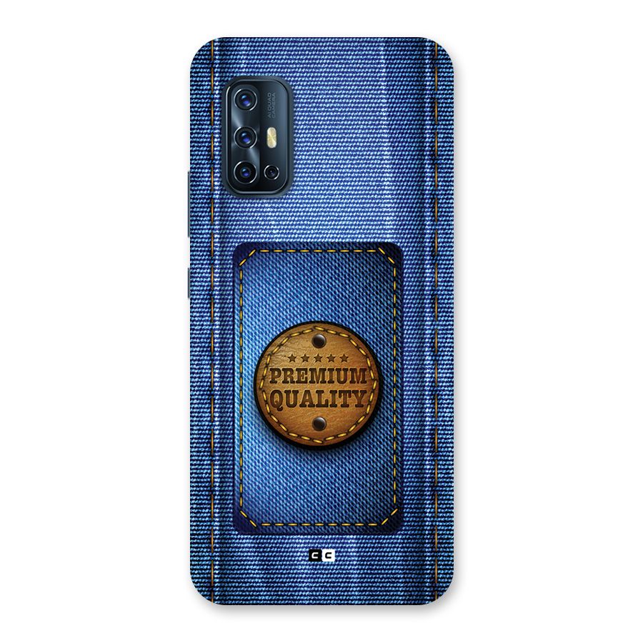 Premium Quality Denim Back Case for Vivo V17
